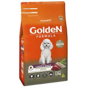 Ração Seca PremieR Pet Golden Formula Carne e Arroz para Cães Adultos de Raças Pequenas