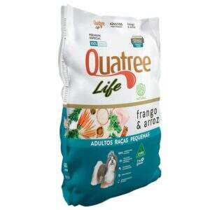 Ração Seca Quatree Life Frango e Arroz Cães Adultos Raças Pequenas 10,1Kg