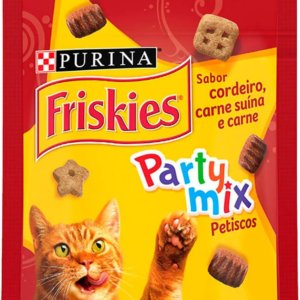Petisco Purina Friskies Friskies para Gatos Adultos Sabor Carne e Cordeiro 40,0g
