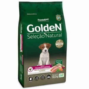 Ração Seca PremieR Pet Golden Seleção Natural para Cães Filhotes Mini Bits 10,1Kg
