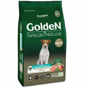 Ração Seca PremieR Pet Golden Seleção Natural para Cães Adultos Mini Bits 10,1Kg