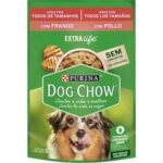 Ração Úmida Nestlé Purina Dog Chow Sachê Frango para Cães Adultos 100g