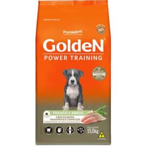 Ração Premier Golden Power Training Cães Filhotes Frango e Arroz - 15kg