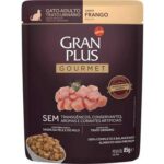 Ração Úmida GranPlus Sachê Gourmet Trato Urinário Frango para Gatos Adultos