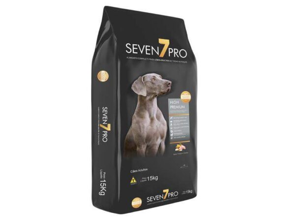 Ração Seven 7 pro para cães adultos Frango e Cereais 15 kg