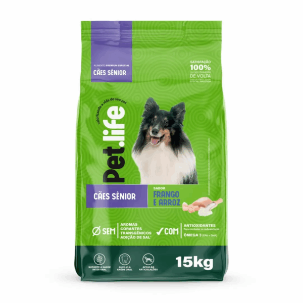 Pet.life Frango e Arroz para Cães Sênior - Proline