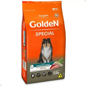 Ração Golden Special Cães Adultos Porte Pequeno Frango e Carne 15 kg