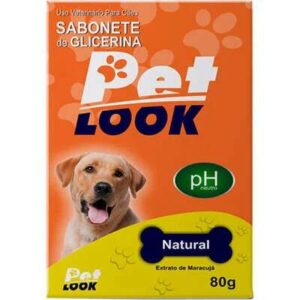 Sabonete Pet Look Glicerina Natural para Cães e Gatos