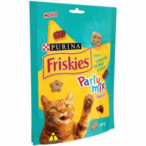 Petisco para Gato Adulto Friskies Party Mix - Camarão Salmão e Atum 40g